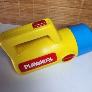 Playskool Flashlight Vintage 1986 Red Green Colour Changing Works Yellow & Blue